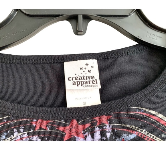 VTG Chicago Womens Shirt by Creative Apparel Concepts Size Medium Y2K Crystals - Picture 7 of 8